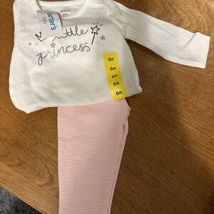 Carter's Little Princess Set - White and Pink